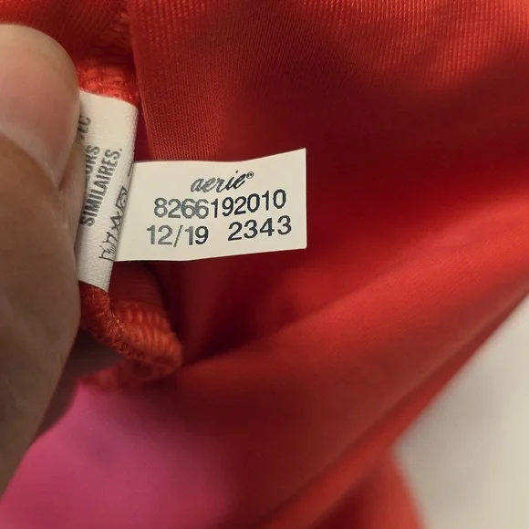 NWT Aerie Scoop Bikini Top Size XXS & Hi Cut Cheeky Bikini Bottom Size XS - Picture 15 of 15